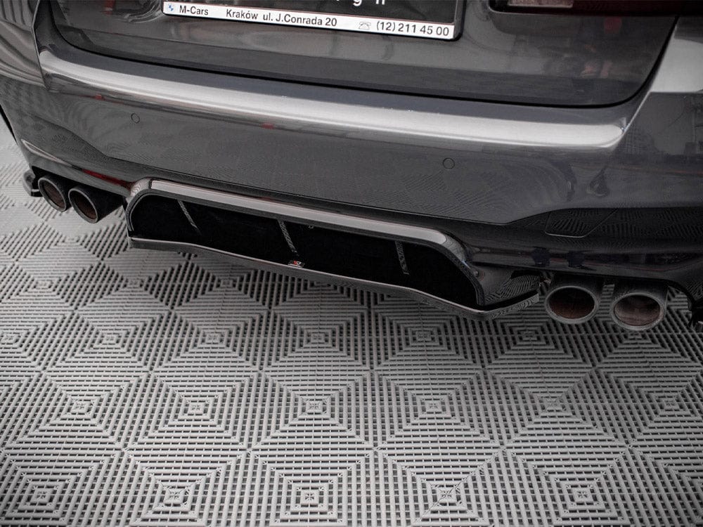 Maxton Design Central Rear Splitter BMW M5 F90 2017-2019 Maxton Design SR