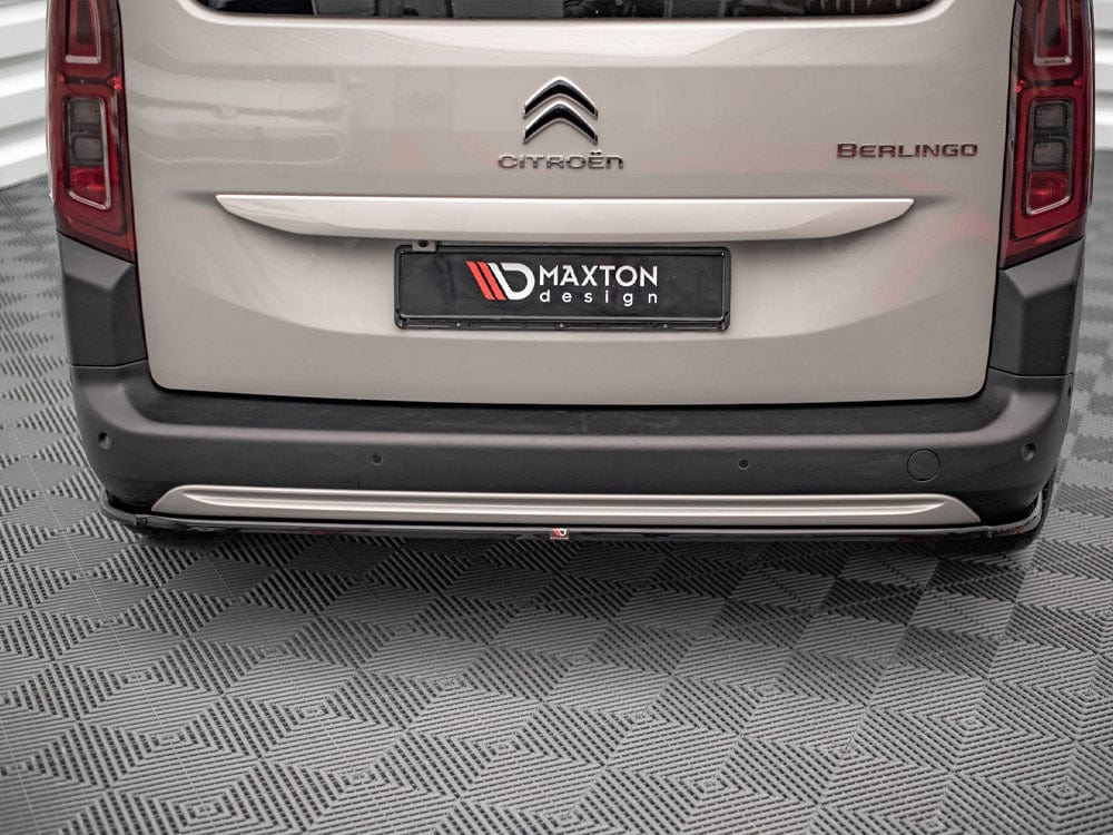 Maxton Design Central Rear Splitter Citroen Berlingo Mk3 Maxton Design SR