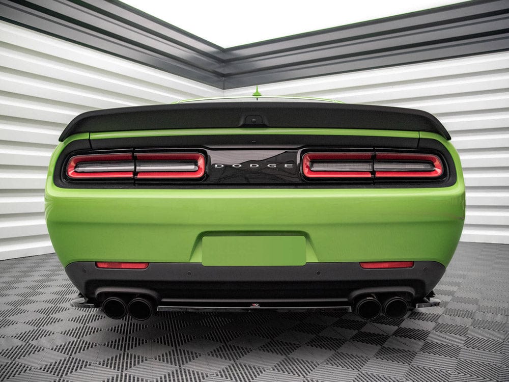Maxton Design Central Rear Splitter Dodge Challenger SRT Hellcat Widebody Mk3 Maxton Design SR
