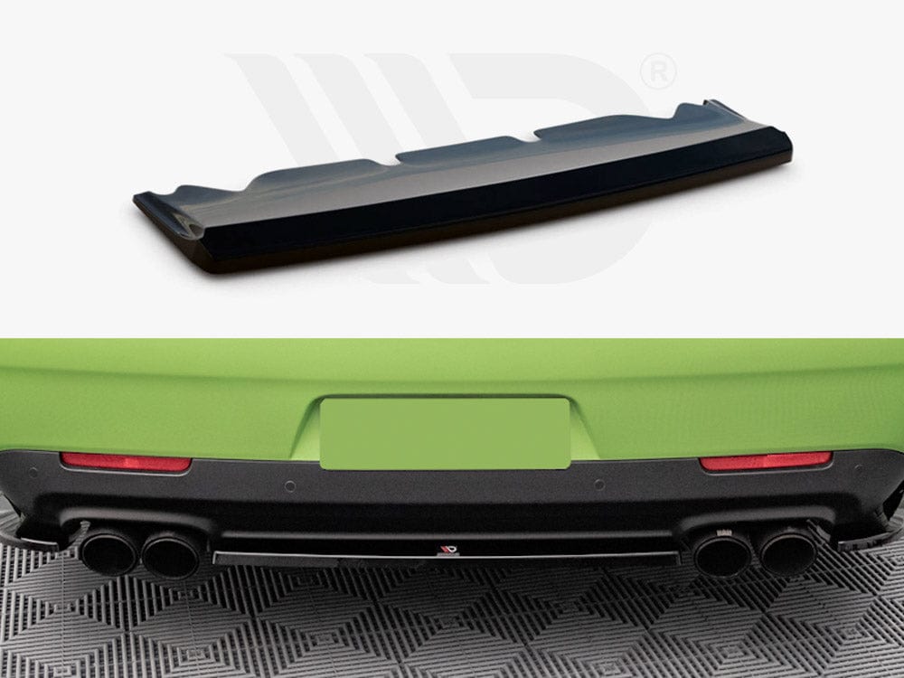 Maxton Design Central Rear Splitter Dodge Challenger SRT Hellcat Widebody Mk3 Maxton Design SR