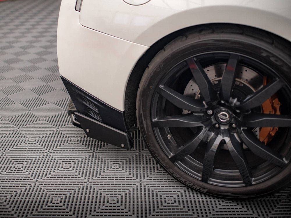 Maxton Design Central Rear Splitter + Flaps Nissan GTR R35 Facelift Maxton Design SR
