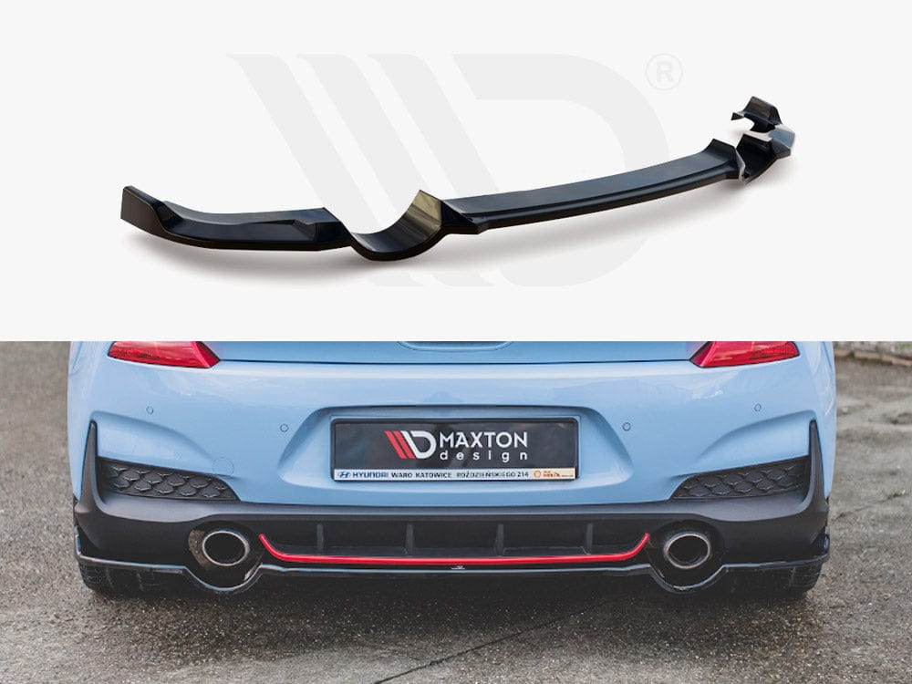 Maxton Design Central Rear Splitter Hyundai I30 N MK3 Hatchback 2017- Maxton Design SR