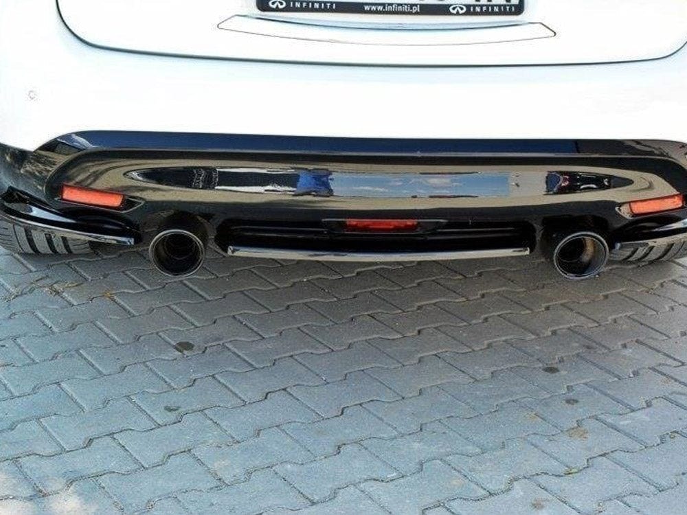 Maxton Design Central Rear Splitter Infiniti QX70 Maxton Design SR