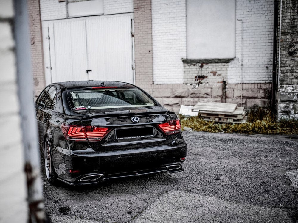 Maxton Design Central Rear Splitter Lexus LS MK4 Facelift 2012-2017 Maxton Design SR