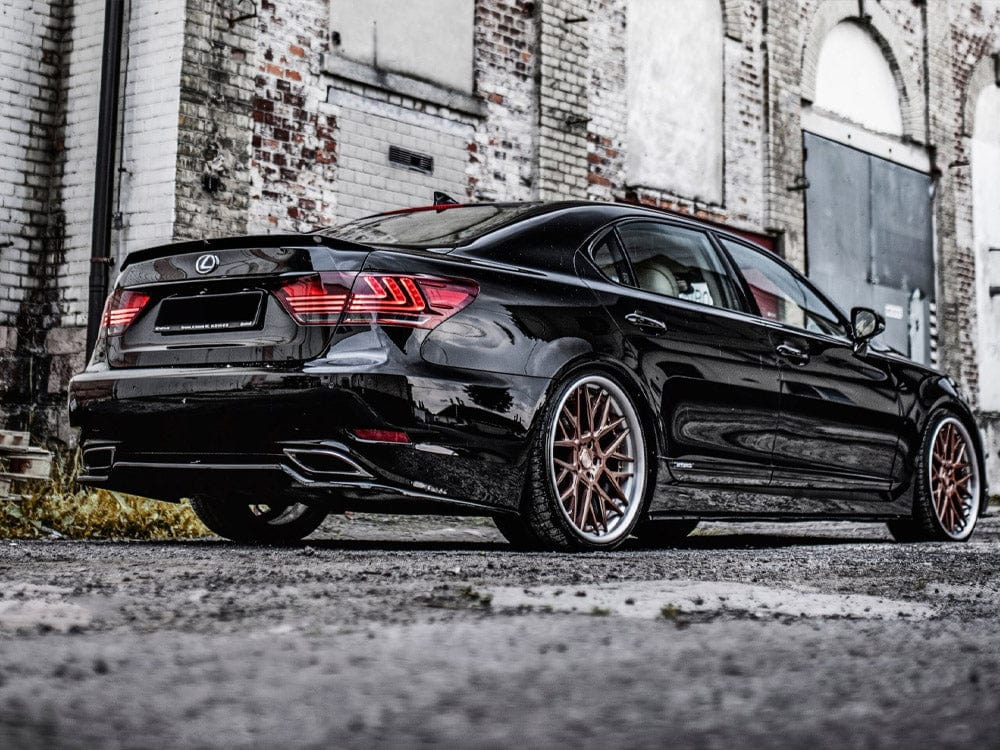 Maxton Design Central Rear Splitter Lexus LS MK4 Facelift 2012-2017 Maxton Design SR