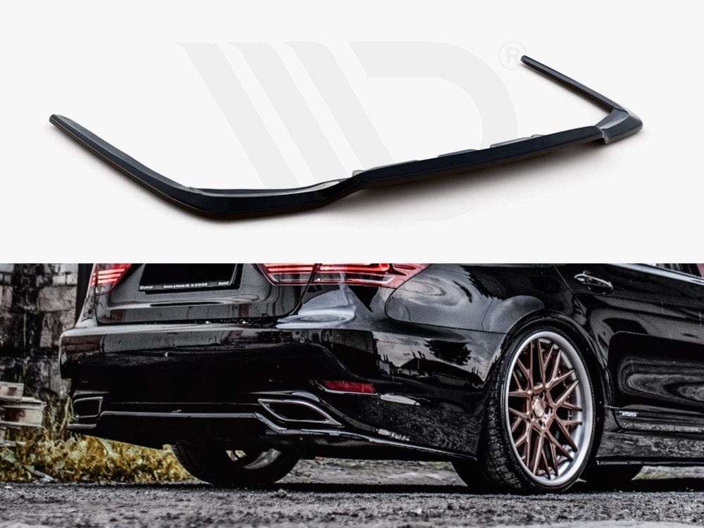 Maxton Design Central Rear Splitter Lexus LS MK4 Facelift 2012-2017 Maxton Design SR