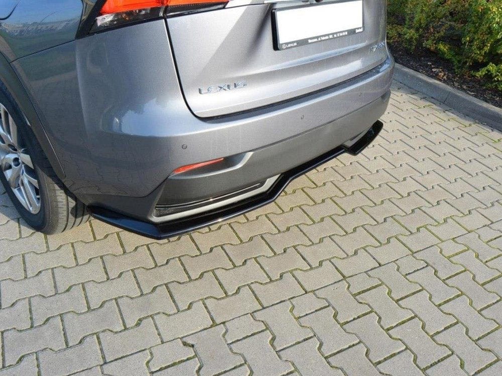 Maxton Design Central Rear Splitter Lexus NX MK1 H (Without Vertical Bars) 2014-2017 Maxton Design SR
