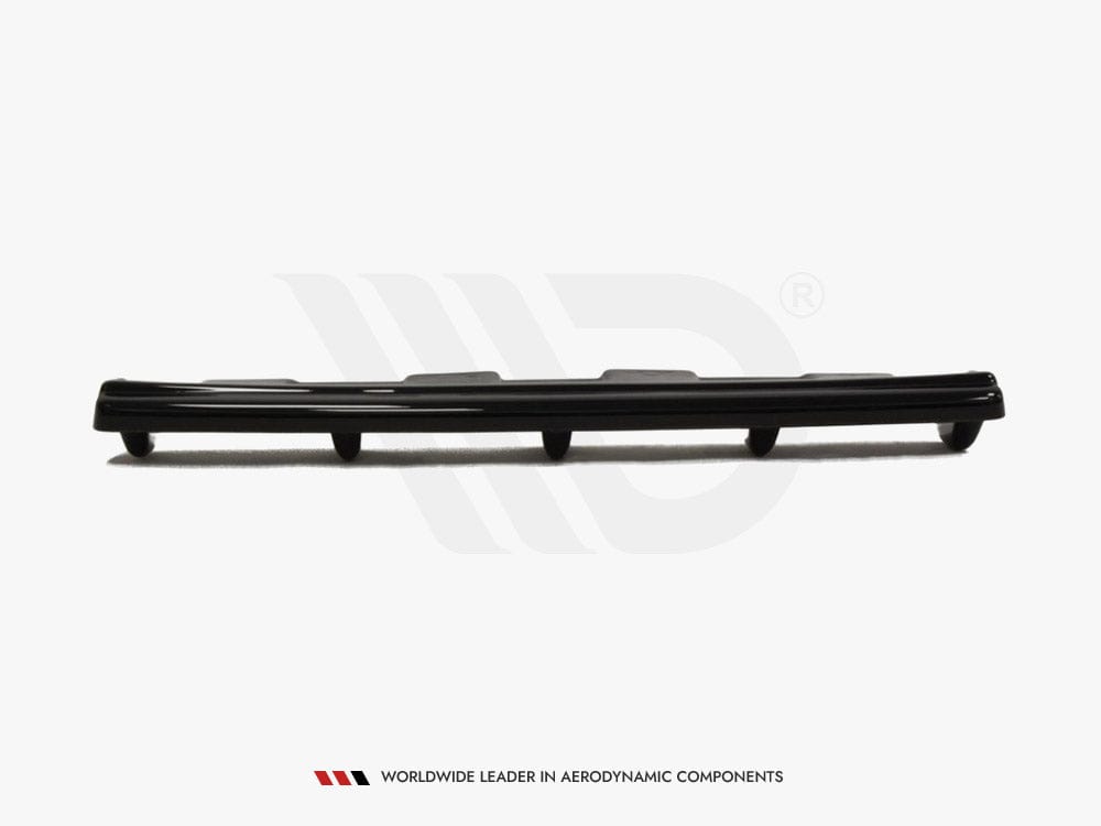 Maxton Design Central Rear Splitter Mitsubishi Lancer EVO X (W/vertical Bars) 2007-2015 Maxton Design SR