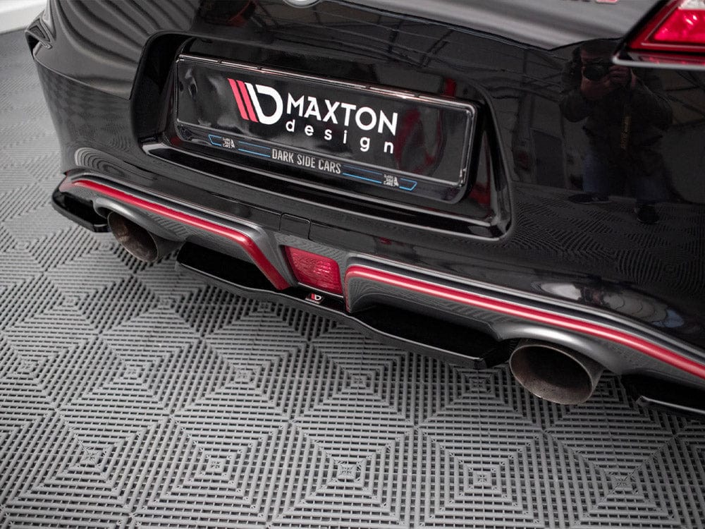 Maxton Design Central Rear Splitter Nissan 370Z Nismo Facelift 2014-2020 Maxton Design SR