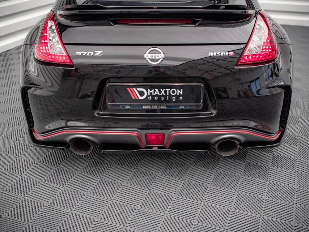 Maxton Design Central Rear Splitter Nissan 370Z Nismo Facelift 2014-2020 Maxton Design SR