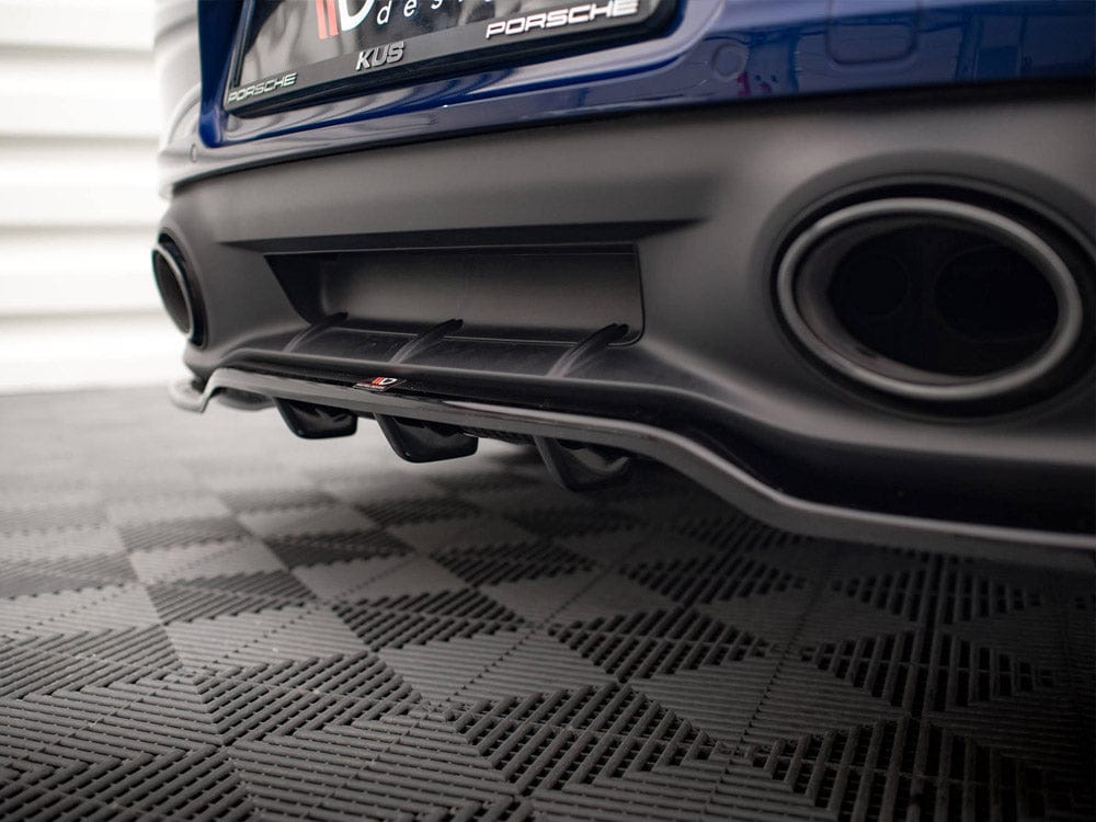 Maxton Design Central Rear Splitter V.1 (Vertical Bars) Porsche 911 Carrera Aero 992 Maxton Design SR