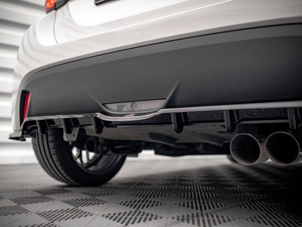 Maxton Design Central Rear Splitter V.2 (Vertical Bars) Toyota Yaris Mk4 Maxton Design SR