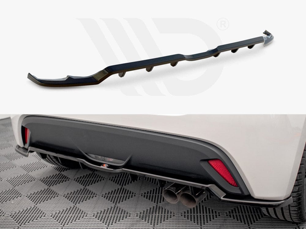 Maxton Design Central Rear Splitter V.2 (Vertical Bars) Toyota Yaris Mk4 Maxton Design SR