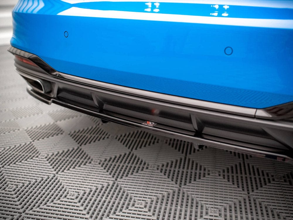 Maxton Design Central Rear Splitter (Vertical Bars) Audi A5 S-Line F5 Facelift Maxton Design SR