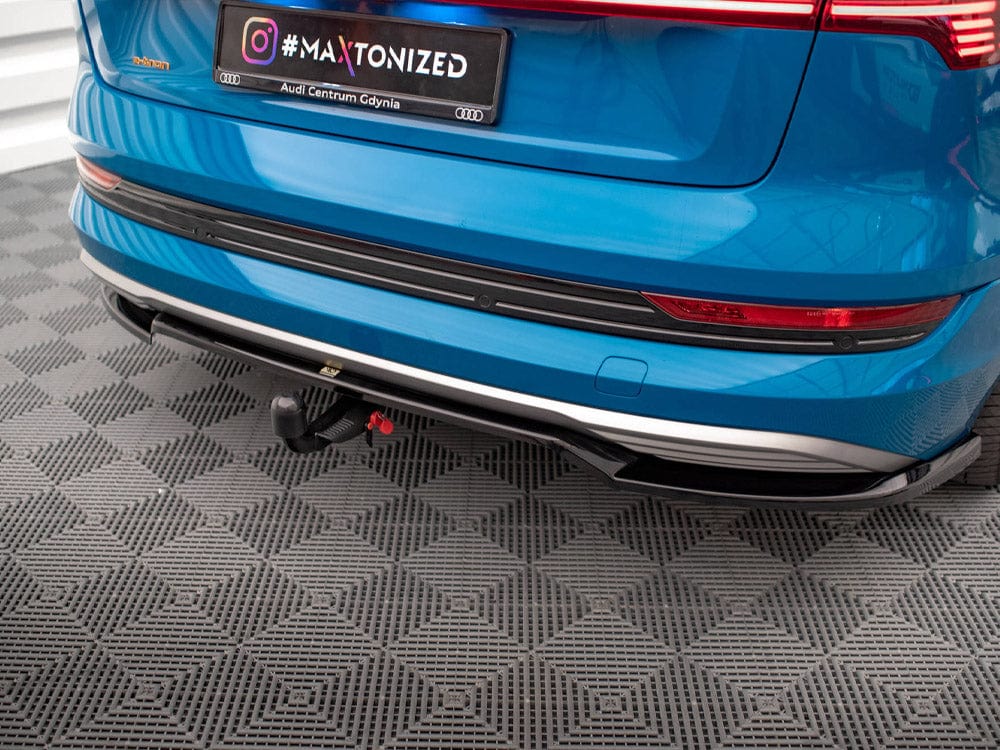 Maxton Design Central Rear Splitter (Vertical Bars) Audi e-Tron Maxton Design SR