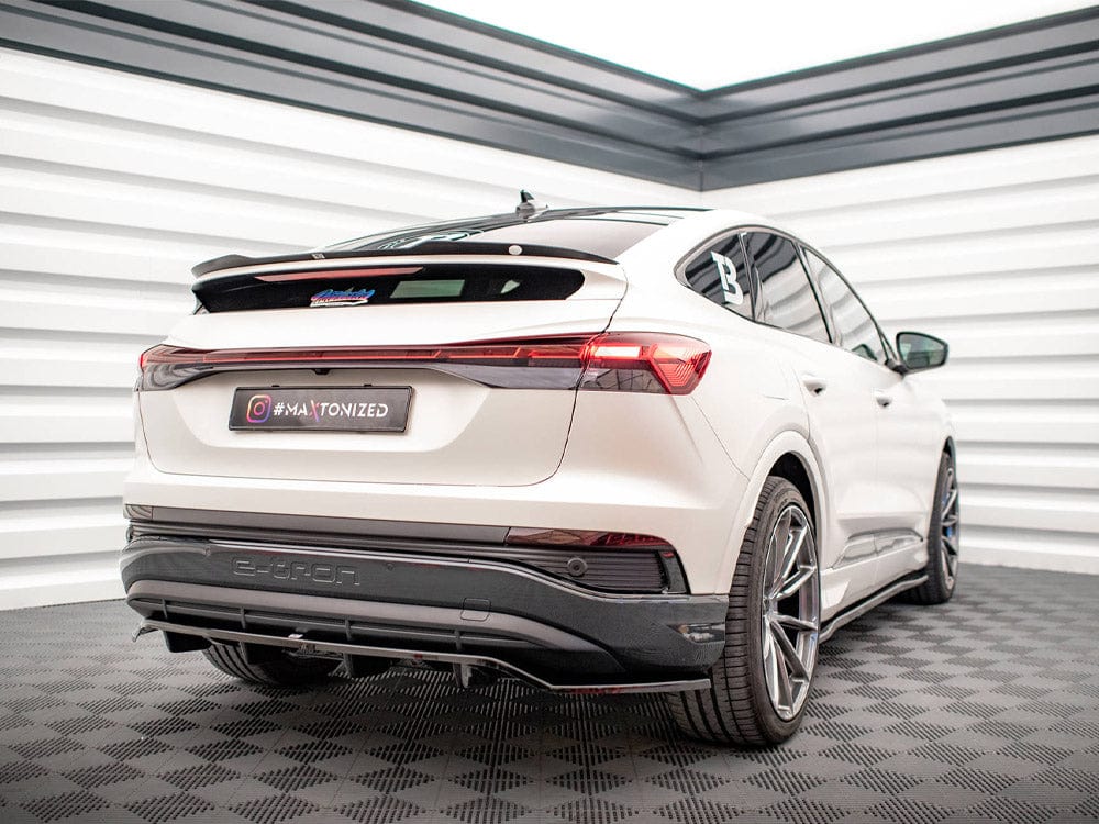 Maxton Design Central Rear Splitter (Vertical Bars) Audi Q4 e-Tron Sportback Mk1 Maxton Design SR