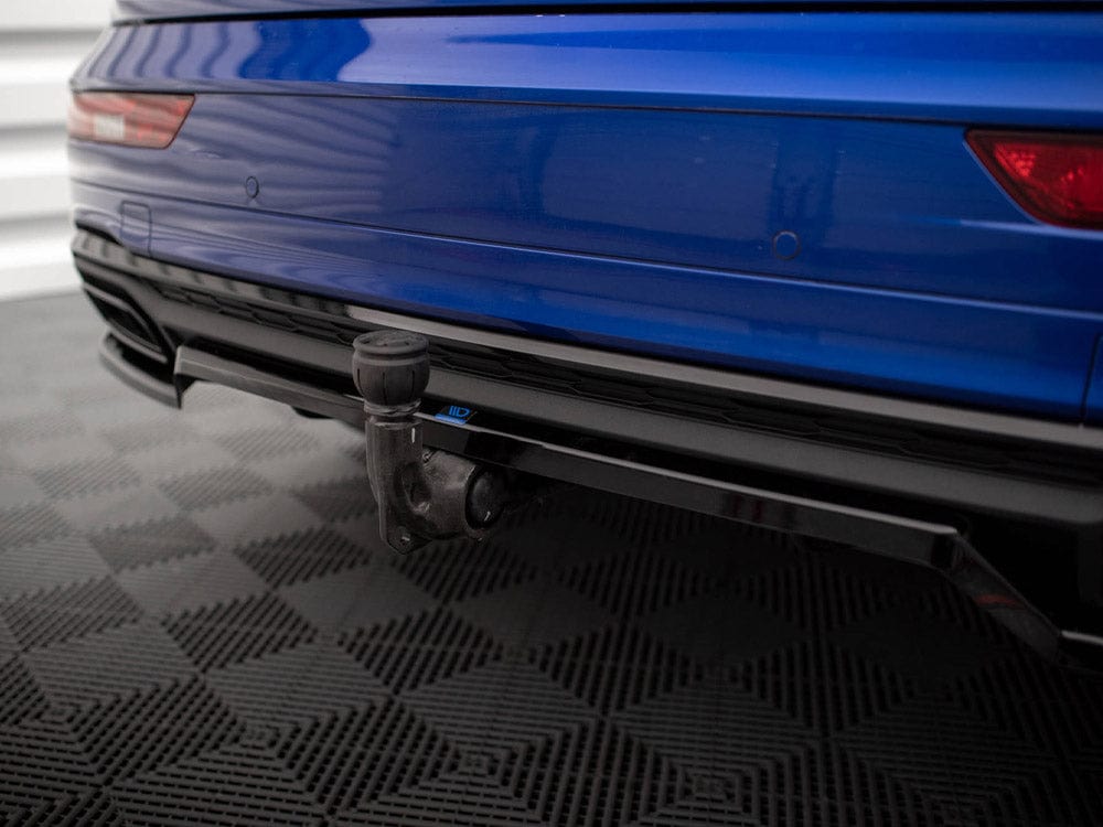 Maxton Design Central Rear Splitter (Vertical Bars) Audi Q5 S-Line SUV Mk2 Facelift Maxton Design SR