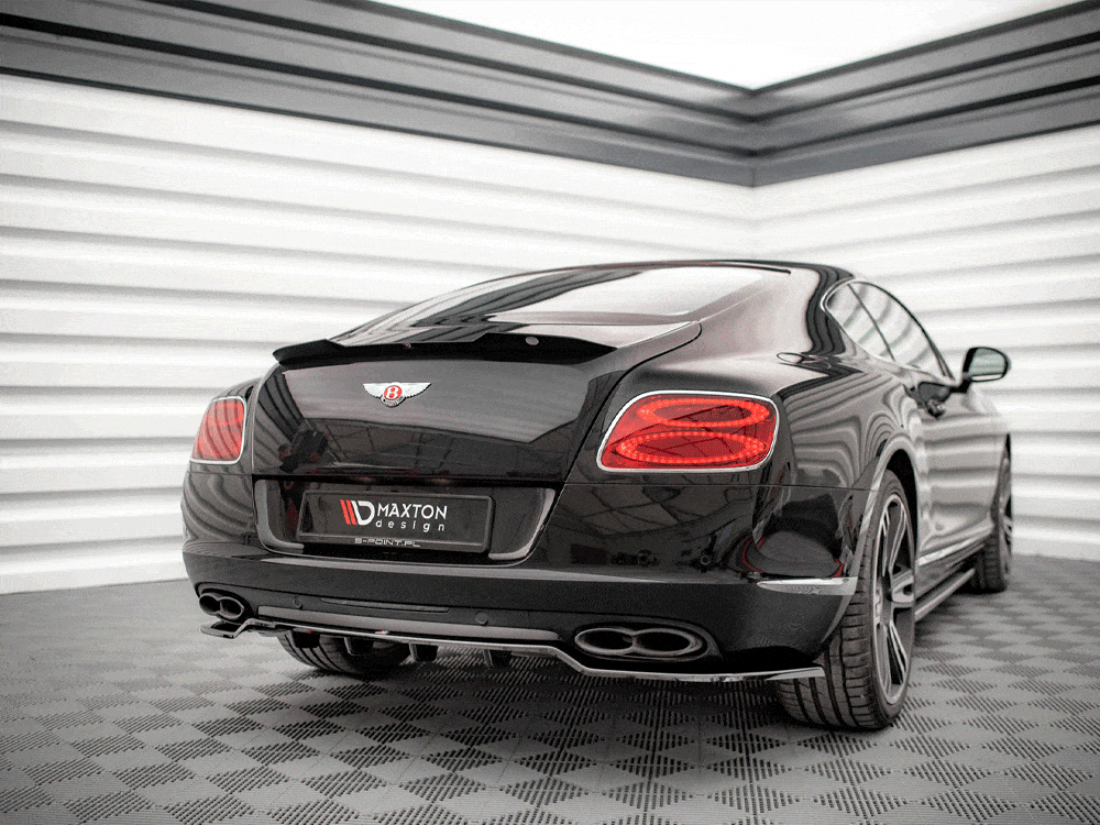 Maxton Design Central Rear Splitter (Vertical Bars) Bentley Continental GT V8 S Mk2 2014-2016 Maxton Design SR