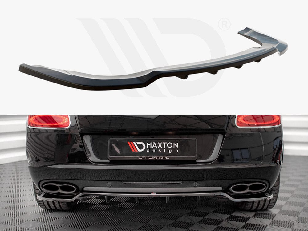 Maxton Design Central Rear Splitter (Vertical Bars) Bentley Continental GT V8 S Mk2 2014-2016 Maxton Design SR