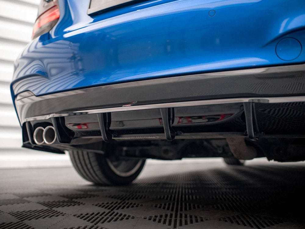 Maxton Design Central Rear Splitter (Vertical Bars) BMW 2 M-Pack F22 Maxton Design SR