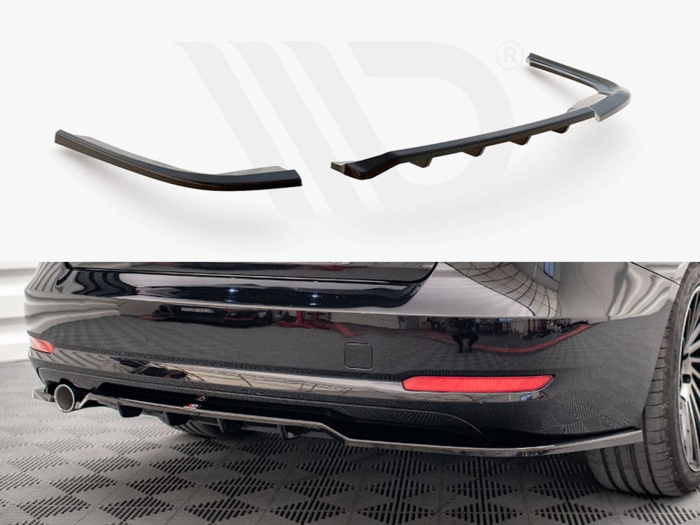 Maxton Design Central Rear Splitter (Vertical Bars) BMW 3 GT F34 Maxton Design SR