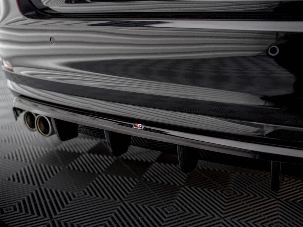 Maxton Design Central Rear Splitter (Vertical Bars) BMW 4 Gran Coupe F36 Maxton Design SR