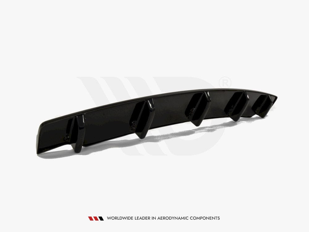 Maxton Design Central Rear Splitter (Vertical Bars) BMW 5 F11 M-Pack 2011- Maxton Design SR