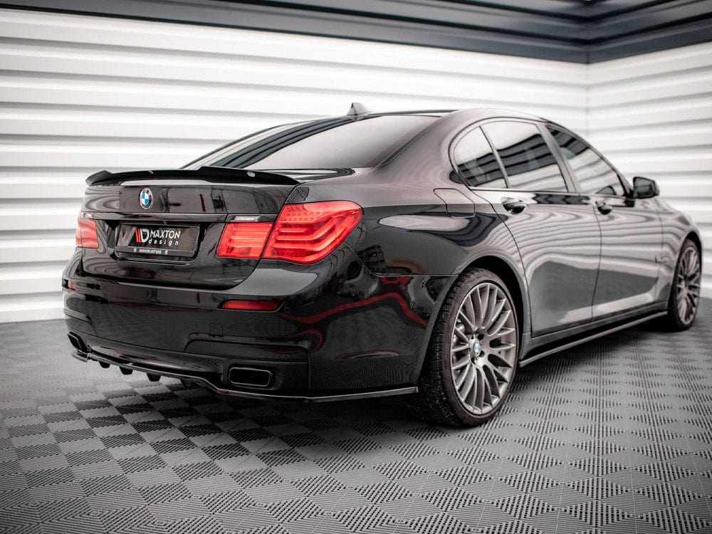 Maxton Design Central Rear Splitter (Vertical Bars) BMW 7 M-Pack F01 2008-2013 Maxton Design SR