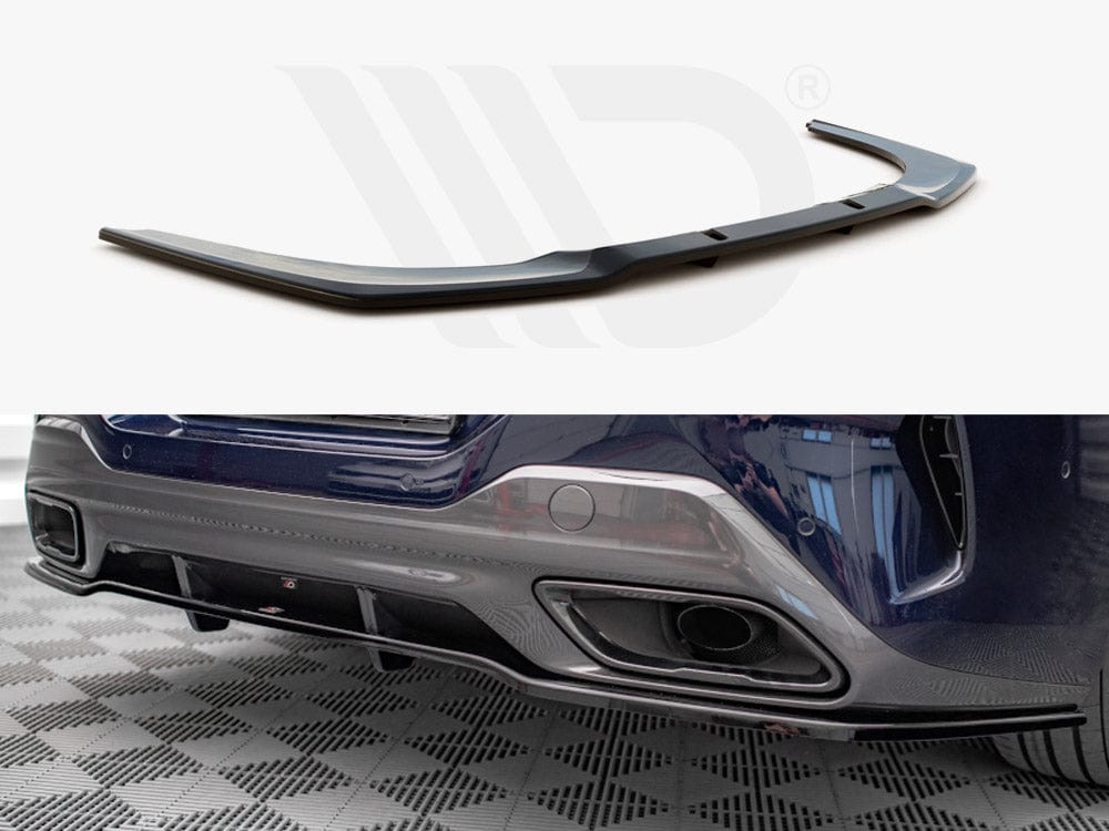 Maxton Design Central Rear Splitter (Vertical Bars) BMW 8 Gran Coupe M-Pack G16 Maxton Design SR