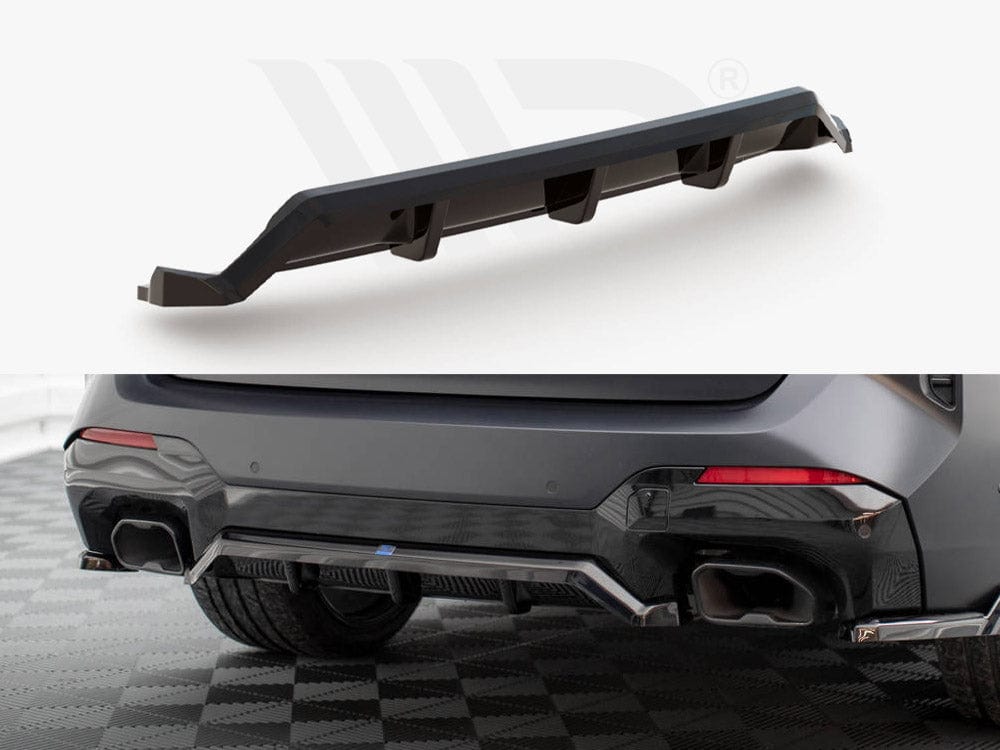 Maxton Design Central Rear Splitter (Vertical Bars) BMW X3 M-Pack G01 Facelift Maxton Design SR