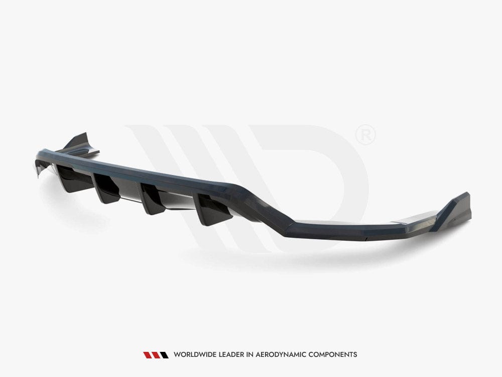 Maxton Design Central Rear Splitter (Vertical Bars) BMW X6 M Sport F16 Maxton Design SR