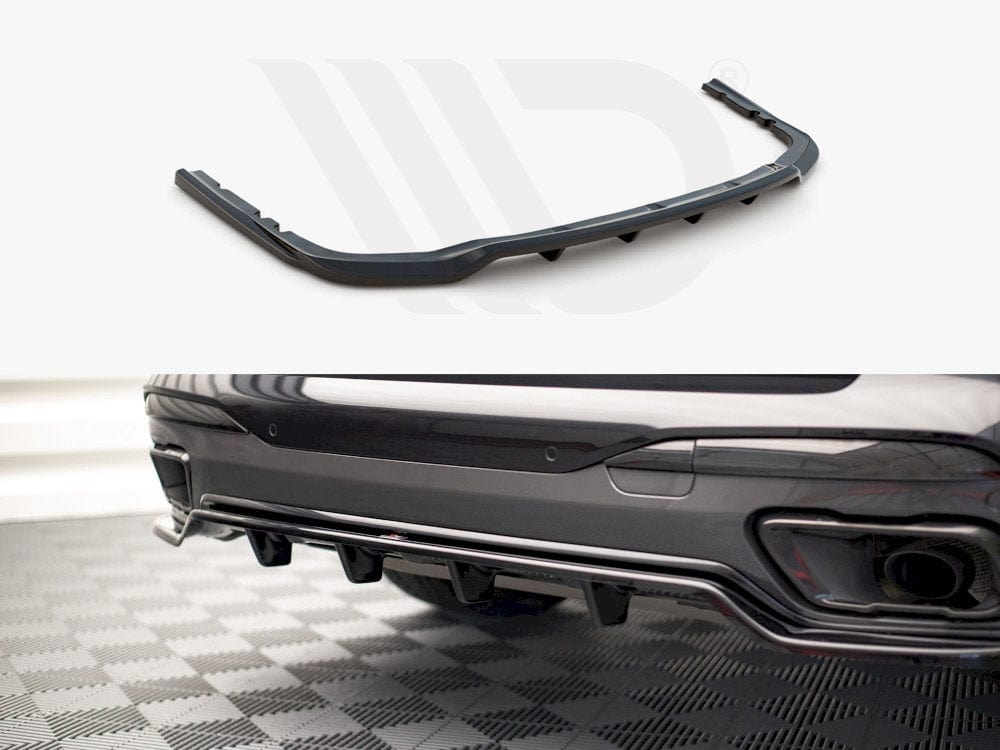 Maxton Design Central Rear Splitter (Vertical Bars) BMW X7 M G07 Maxton Design SR