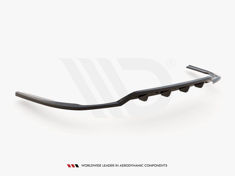 Maxton Design Central Rear Splitter (Vertical Bars) Dodge Charger RT Mk7 Facelift 2014- Maxton Design SR