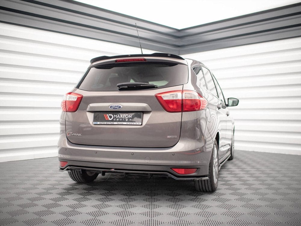 Maxton Design Central Rear Splitter (Vertical Bars) Ford C-Max Mk2 2010-2014 Maxton Design SR