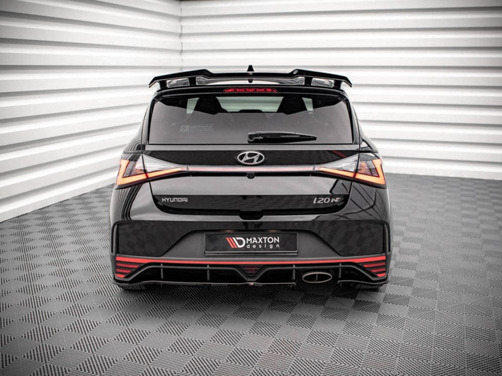 Maxton Design Central Rear Splitter (Vertical Bars) Hyundai I20 N Mk3 2020- Maxton Design SR