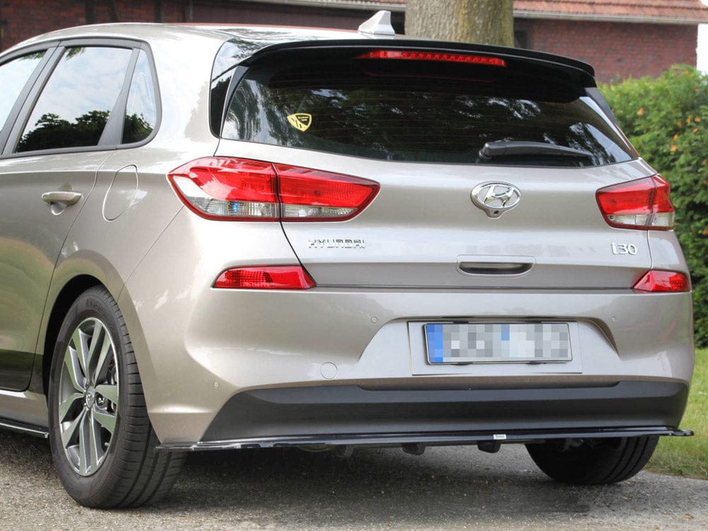Maxton Design Central Rear Splitter (Vertical Bars) Hyundai I30 Mk3 Hatchback Maxton Design SR