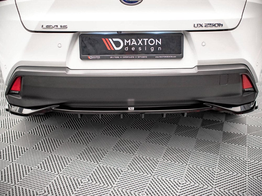 Maxton Design Central Rear Splitter (Vertical Bars) Lexus UX MK1 2018- Maxton Design SR