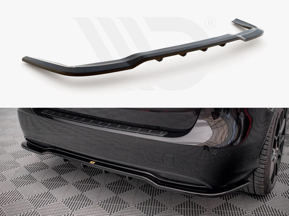 Maxton Design Central Rear Splitter (Vertical Bars) Mercedes B W246 Facelift Maxton Design SR