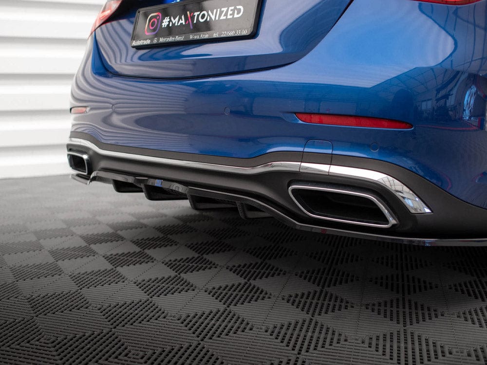 Maxton Design Central Rear Splitter (Vertical Bars) Mercedes C AMG-Line W206 Maxton Design SR