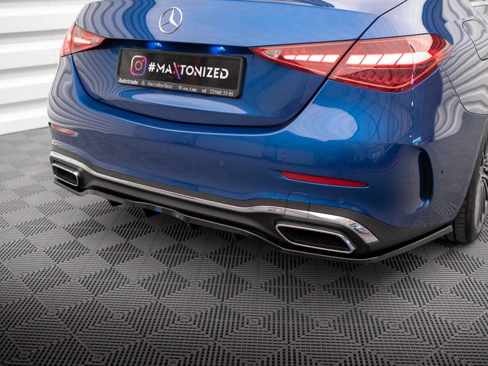 Maxton Design Central Rear Splitter (Vertical Bars) Mercedes C AMG-Line W206 Maxton Design SR