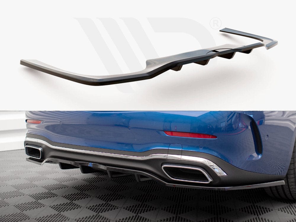 Maxton Design Central Rear Splitter (Vertical Bars) Mercedes C AMG-Line W206 Maxton Design SR