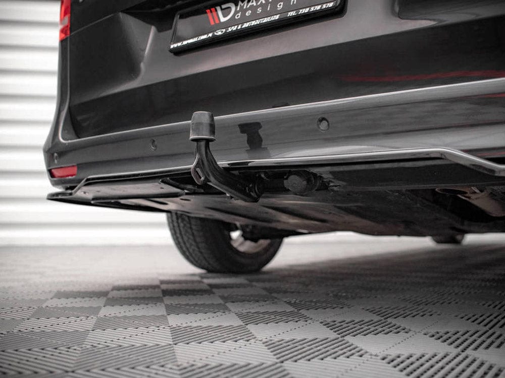 Maxton Design Central Rear Splitter (Vertical Bars) Mercedes V-class Amg-line W447 Facelift 2021- Maxton Design SR