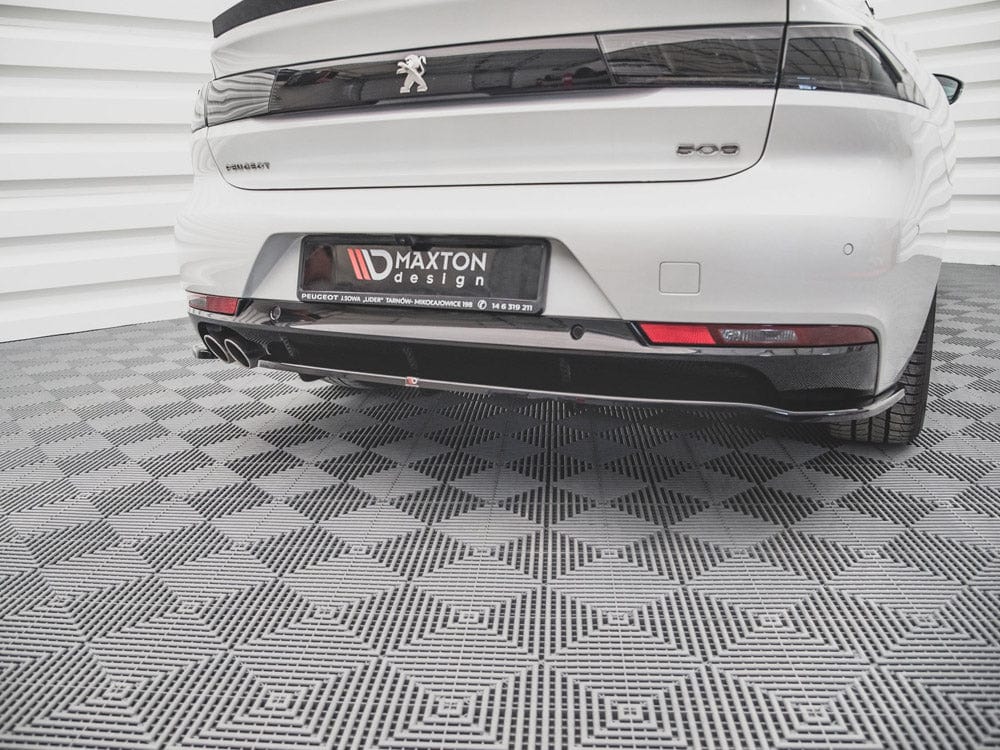 Maxton Design Central Rear Splitter (Vertical Bars) Peugeot 508 GT-Line Mk2 Maxton Design SR