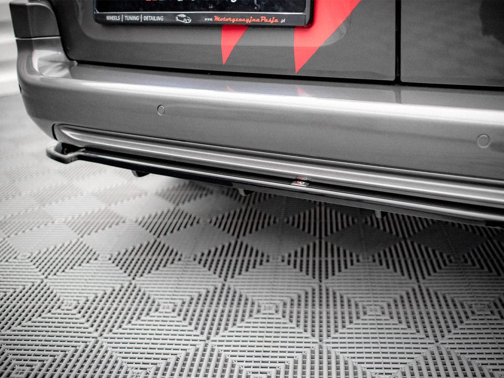 Maxton Design Central Rear Splitter (Vertical Bars) Peugeot Partner MK3 2018- Maxton Design SR