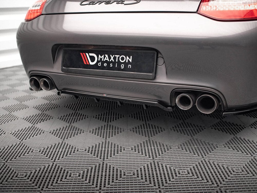 Maxton Design Central Rear Splitter (Vertical Bars) Porsche 911 Carrera / Carrera GTS 997 Facelift Maxton Design SR