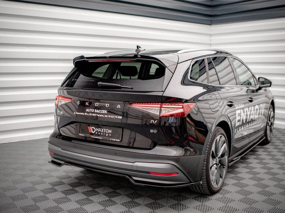 Maxton Design Central Rear Splitter (Vertical Bars) Skoda Enyaq IV 2020- Maxton Design SR