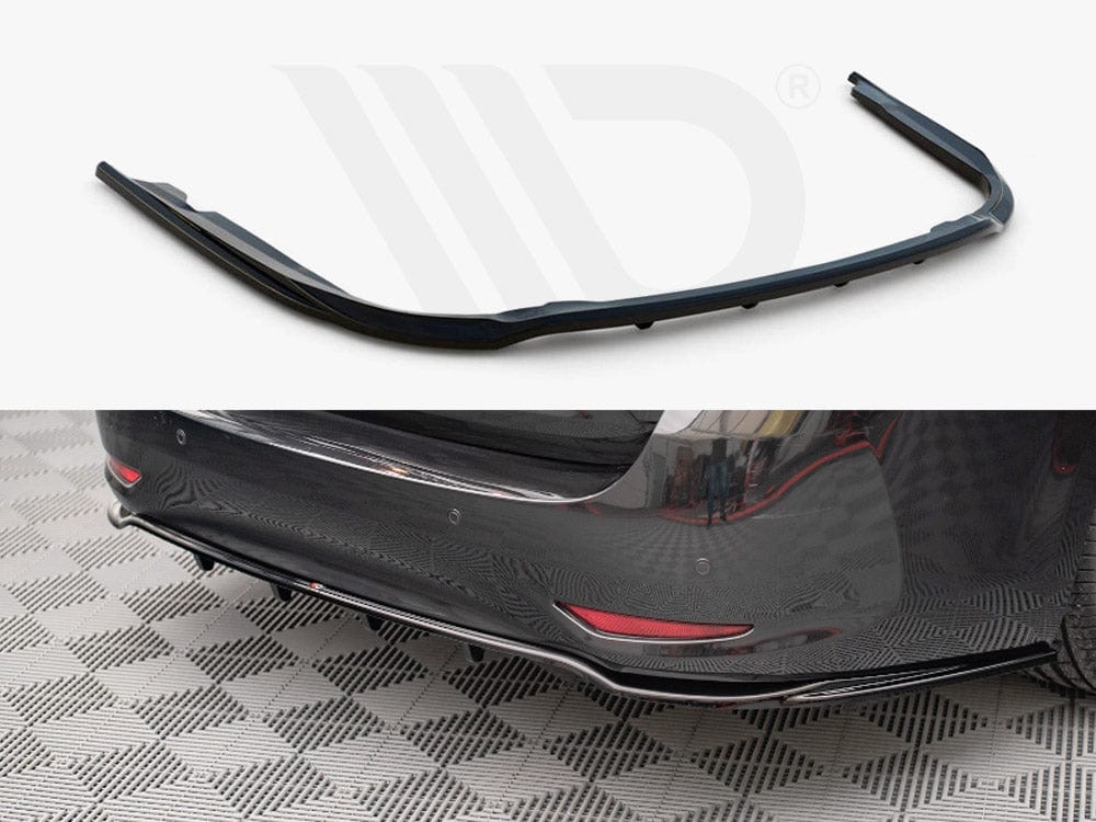 Maxton Design Central Rear Splitter (Vertical Bars) Toyota Avensis MK3.5 2015-2018 Maxton Design SR