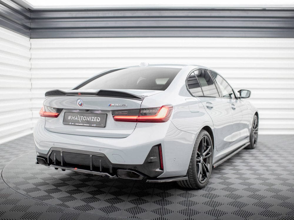 Maxton Design Central Rear Splitter (Vertical Bars) V.1 BMW M340i G20 / G21 Facelift Maxton Design SR