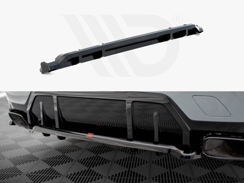 Maxton Design Central Rear Splitter (Vertical Bars) V.1 BMW M340i G20 / G21 Facelift Maxton Design SR