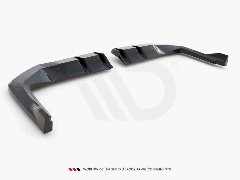 Maxton Design Central Rear Splitter (Vertical Bars) V.2 Honda Civic Type-R Mk 11 Maxton Design SR